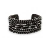 Native American Style Braided Design Cuff Bracelet