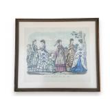 Godey's Fashions For May 1870 Lithograph