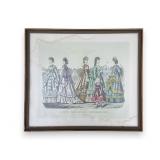 Godey's Fashions For September 1870 Lithograph