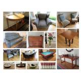 (1684) Mid Century Modern & Designer Furniture & Accessories