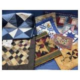 Stack: Quilted square blocks & others (new)