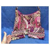 3pcs Vera Bradley bags & wallet (V. Berry Paisley)