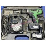 Hitachi 12v Lithium Ion drill w/ case (works)