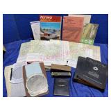 Old Aviation Maps, Pilots license, Army level, etc