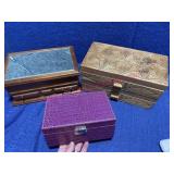 (3) Jewelry boxes