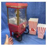 Table-top Popcorn machine & 2 popcorn holders