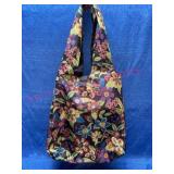 Longaberger beach bag (brown / purple)