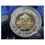 $20 Westward Ho Casino 999 Silver Las Vegas token