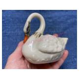 Belleck Ireland Swan creamer pitcher (3in x 4in)