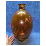 Large orange vase (vintage)