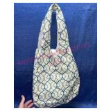 Longaberger beach bag (white/green/blue)