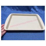 Pampered Chef Stoneware medium bar pan (14x9)