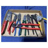 Lot of expensive pliers & tools