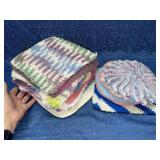 (25) Crochet dishcloths & hot pads (like new)