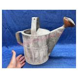 Old Galvanized watering can w/ sprinkler head