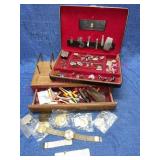 Vtg gent's jewerly in jewelry box