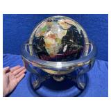 Gemstone world globe (13in tall) $150 retail