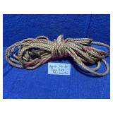 Good vtg 40-ft barn rope (3/8in diameter)