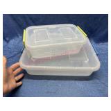 (2) Smaller Sterilite totes
