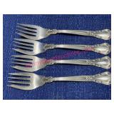 (4) Gorham Sterling Silver Lunch Forks 4.81-ozt