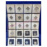 (20) Old Roosevelt Dimes (1946-1964) 90% Silver