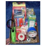 Junk drawer lot: Foam tape-bumpers-velcro-etc