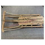 Antique snow sled ( 45in long)