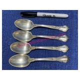 (4) Gorham Sterling Silver Spoons 3.58-ozt
