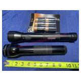 Mag-Lite & Craftsman larger flashlights &batteries