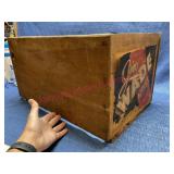 Vtg Jim Wade Washington Apple wood crate