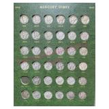 (35) Old Mercury Dimes (1934-1945)