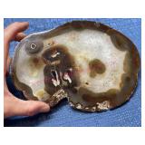 Agate slice slab (8in x 6in)