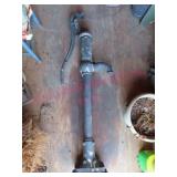 Ant. Hoosier F&W Cast Iron Pitcher Pump 5ft (shed)