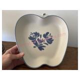 Pfaltzgraff 9in Apple Shape Serving Dish