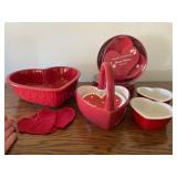 Heart bowl -basket - Cuisinart dishes -plates BR2