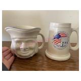 Pfaltzgraff Toby Pitcher & Bicentennial Mug