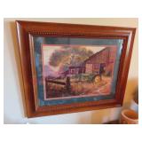 Nice John Deere Tractor picture in frame (BR2)