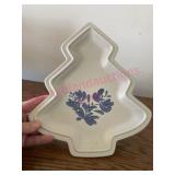 Pfaltzgraff Christmas Tree Candy Plate