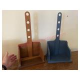 (2) Nice Country 20in wall shelves (for peg wall r
