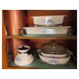 Lot of Corningware items (Kitch cab)