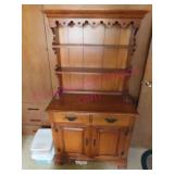 Tell City maple petite china cab (no contents) BR2
