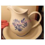 Pfaltzgraff 9in Pitcher & 12in Bowl USA
