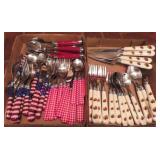 (4) Flatware Sets (Kitc) colorful