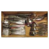 Vtg Japan Stainless Steel Flatware 12 place (Kitc)