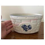 Pfaltzgraff Oval Basket Weave Planter Mail Holder