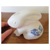Pfaltzgraff Rabbit Bank 5in tall