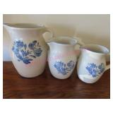 3pcs Pfaltzgraff Graduated Pitchers