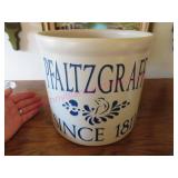 Crown #2 stone pickle crock Pfaltzgraff engraved