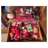 Lrg lot of Candles & Holders BR2