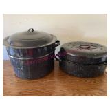 Vtg Canner & Lg Turkey Roaster (Gar)